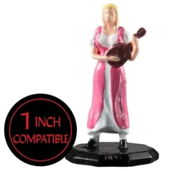 Monster Townsfolk Mini Fantasy Figures - Entertainer Workers - 8pc Hand-Painted Miniatures (2X Of 4 Unique Sculpts)