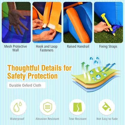 Costway Inflatable Bounce House Kids Jumping Playhouse Indoor & Outdoor Without Blower 6 Costway Inflatable Bounce House Kids Jumping Playhouse Indoor & Outdoor Without Blower - Image 6