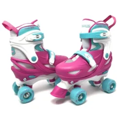 Chicago Skates Adjustable Kids' Quad Roller Skate - Pink/White -LITTLE TIKES Shop GUEST 4cadc067 32dc 4f99 a32d 4f60e3324722