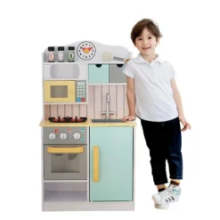 Teamson Kids Wooden Play Kitchen Toy Boys & Girls & 5 Accessories TD-11708AR -LITTLE TIKES Shop GUEST 4cc017ba 60bb 4027 97a6 53468aaaad46