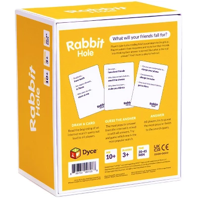 Rabbit Hole - The What Will Your Friends Fall For? Party Game - Family Friendly 1 Rabbit Hole - The What Will Your Friends Fall For? Party Game - Family Friendly