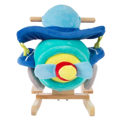 Toy Time Kids Plush Rocking Plane Toy – 24" X 20" 1 Toy Time Kids Plush Rocking Plane Toy – 24" X 20"