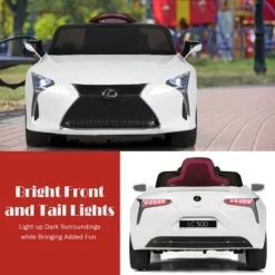 Costway 12V Kids Ride On Car Lexus LC500 Licensed Remote Control Electric Vehicle White 12 Costway 12V Kids Ride On Car Lexus LC500 Licensed Remote Control Electric Vehicle White -LITTLE TIKES Shop GUEST 4df2a63a b8e7 47ab 9815 ea0ccec7dca4