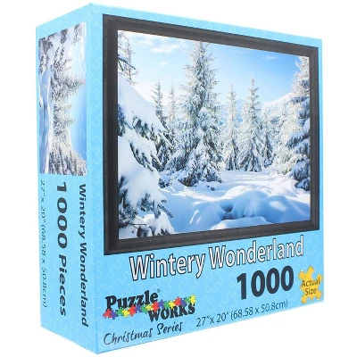 JPW Industries Inc. Wintery Wonderland 1000 Piece Jigsaw Puzzle 2 JPW Industries Inc. Wintery Wonderland 1000 Piece Jigsaw Puzzle - Image 2