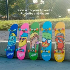 Fortnite Skateboard With Metallic Graphics, Aluminum Trucks And ABEC5 Bearings. Includes Download Code For In-game Nite Life Wrap 21 Fortnite Skateboard With Metallic Graphics, Aluminum Trucks And ABEC5 Bearings. Includes Download Code For In-game Nite Life Wrap -LITTLE TIKES Shop GUEST 4ed30336 d5aa 4159 8c70 a608b2d3be1a