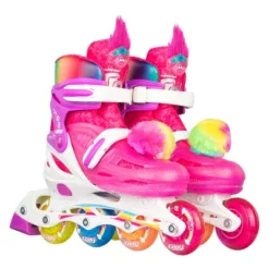 Crazy Skates Trolls Size Adjustable Inline Skates - Featuring Poppy From The Trolls World Tour Move -LITTLE TIKES Shop GUEST 4f5c9132 f871 4e26 929e cf2767b60cef