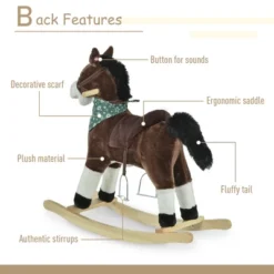 Qaba Kids Plush Ride-On Rocking Horse Toy Cowboy Rocker With Fun Realistic Sounds For Child 3-6 Years Old 11 Qaba Kids Plush Ride-On Rocking Horse Toy Cowboy Rocker With Fun Realistic Sounds For Child 3-6 Years Old -LITTLE TIKES Shop GUEST 508730b1 0e62 44a7 8fca 05ffcf7143f7