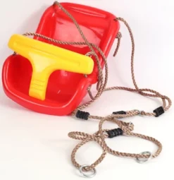 PLAYBERG Red Plastic Baby And Toddler Swing Seat With Hanging Ropes -LITTLE TIKES Shop GUEST 517280f7 debb 4232 bf97 3f05d3502f30