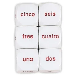 Koplow Games Spanish Number Dice, Set Of 6