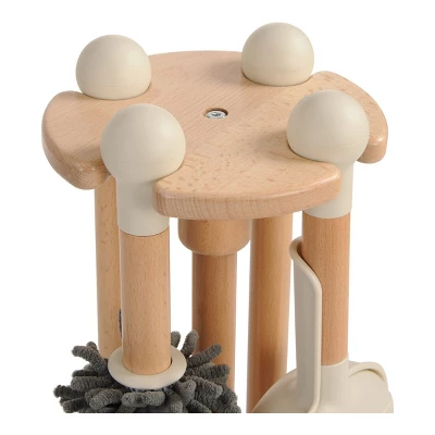 Kaplan Early Learning Modern Pretend Play Cleaning Set With Stand 3 Kaplan Early Learning Modern Pretend Play Cleaning Set With Stand - Image 3