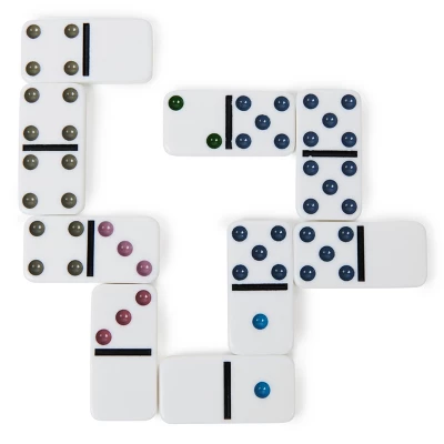 Cardinal Game Gallery Double 12 Color Dot Dominoes 3 Cardinal Game Gallery Double 12 Color Dot Dominoes - Image 3