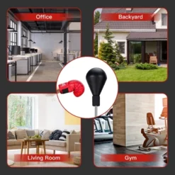 Costway Freestanding Punching Bag W/Stand Boxing Gloves For Adult Kids Adjustable -LITTLE TIKES Shop GUEST 53064df2 a608 461d bff8 1ce041d6cddb