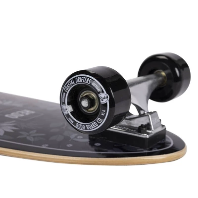 ReDo Skateboard Co. 24" Standard Skateboard - Black Floral 7 ReDo Skateboard Co. 24" Standard Skateboard - Black Floral - Image 7