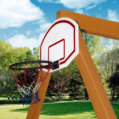 Gorilla Playsets Basketball Hoop With Ball, Pen, And Pump 1 Gorilla Playsets Basketball Hoop With Ball, Pen, And Pump