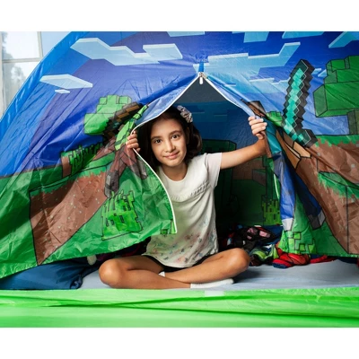 Ukonic Minecraft Indoor Bed Tent Pop-Up Fort 3 Ukonic Minecraft Indoor Bed Tent Pop-Up Fort - Image 3