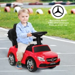 Costway 3 In 1 Ride On Push Car Mercedes Benz Toddler Stroller Sliding Car WhiteBlueRed -LITTLE TIKES Shop GUEST 5447f3e6 ea9c 4b02 9756 a2c722a596ab