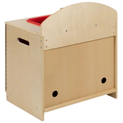 Flash Furniture Children's Wooden Kitchen Sink For Commercial Or Home Use - Safe, Kid Friendly Design 12 Flash Furniture Children's Wooden Kitchen Sink For Commercial Or Home Use - Safe, Kid Friendly Design - Image 12