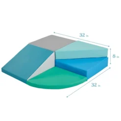 ECR4Kids SoftZone Junior Tiny Twisting Climber - Indoor Active Play For Babies And Toddlers