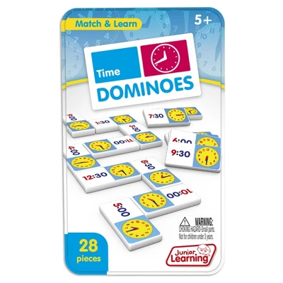 Junior Learning Time Dominoes, 2 Sets 1 Junior Learning Time Dominoes, 2 Sets