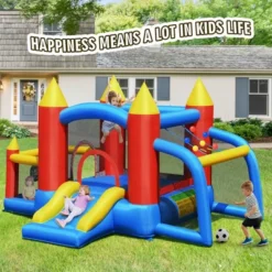 Costway Kid Inflatable Bounce House Slide Jumping Castle W/Soccer Goal Ball Pit & Blower 11 Costway Kid Inflatable Bounce House Slide Jumping Castle W/Soccer Goal Ball Pit & Blower -LITTLE TIKES Shop GUEST 55f2da72 c180 437c 9a17 f55367db0e58