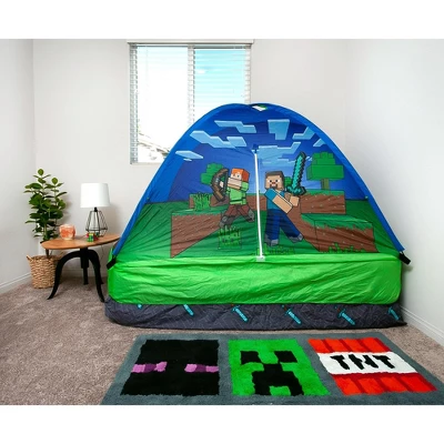 Ukonic Minecraft Indoor Bed Tent Pop-Up Fort 2 Ukonic Minecraft Indoor Bed Tent Pop-Up Fort - Image 2