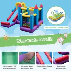 Costway Mighty Inflatable Bounce House Castle Jumper Moonwalk Bouncer Without Blower 12 Costway Mighty Inflatable Bounce House Castle Jumper Moonwalk Bouncer Without Blower -LITTLE TIKES Shop GUEST 56f8503e 01a0 42fb 9ae1 2f5f2f4b7666
