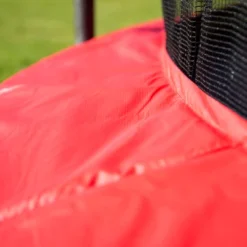 Skywalker Trampolines 8' Round Jump-N-Toss Trampoline With Enclosure - Red -LITTLE TIKES Shop GUEST 57787294 b962 4f2a 8f63 a5a2a21f2bfd