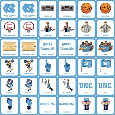 MasterPieces Officially Licensed NCAA UNC Tar Heels Matching Game For Kids And Families 2 MasterPieces Officially Licensed NCAA UNC Tar Heels Matching Game For Kids And Families - Image 2