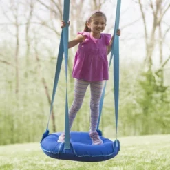 HearthSong 27-Inch Inflatable Flying Saucer Sensory Swing For Indoor Or Outdoor Use -LITTLE TIKES Shop GUEST 57bb1e35 f903 4c6d bbe9 82b06d818b5c