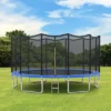 Costway 8/10/12/14/15/16 FT Outdoor Trampoline Bounce Combo W/Safety Closure Net Ladder
