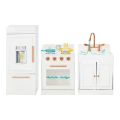 Teamson Kids Paris Wooden Play Kitchen Pretend Cooking Playset, White -LITTLE TIKES Shop GUEST 5a7bb987 43eb 40f1 a431 8ab16b0a61a7