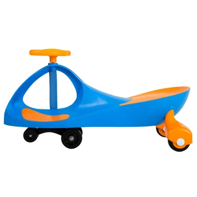 Toy Time Kids' Zig Zag Wiggle Car - Blue/Orange 1 Toy Time Kids' Zig Zag Wiggle Car - Blue/Orange