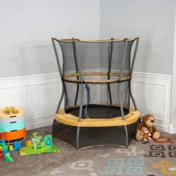 Skywalker Trampolines ActivPlay 48" Round Safari Explorer Mini Bouncer With Enclosure