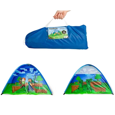 Ukonic Minecraft Indoor Bed Tent Pop-Up Fort 1 Ukonic Minecraft Indoor Bed Tent Pop-Up Fort