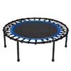 JOMEED 40 Inch Silent Mini Fitness Trampoline Bungee Rebounder Trainer For Efficient At Home Strength Training, Muscle Building, And Cardio, Blue