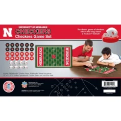 MasterPieces Officially Licensed NCAA Nebraska Cornhuskers Checkers Board Game For Families And Kids Ages 6 And Up -LITTLE TIKES Shop GUEST 5c7c08f0 a0c1 4b69 96db 2fe8135edd52