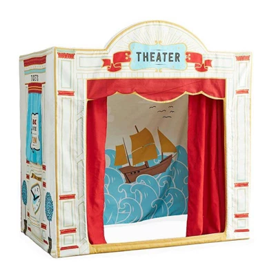 Play House Theater With Microphone Tent - Wonder & Wise 2 Play House Theater With Microphone Tent - Wonder & Wise - Image 2