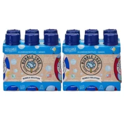 Bubble Tree Aluminum Bubble Bottle Multi-Packs - 12 Refillable Bottles