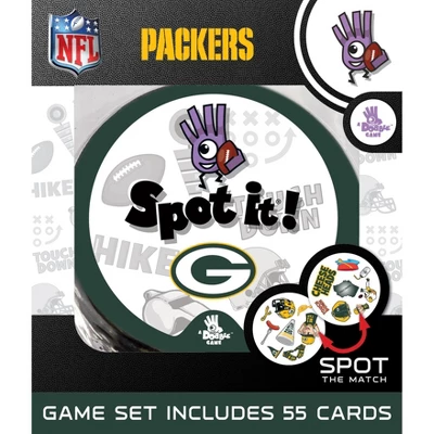 MasterPieces Officially Licensed NFL Green Bay Packers Spot It Game For Kids And Adults 1 MasterPieces Officially Licensed NFL Green Bay Packers Spot It Game For Kids And Adults