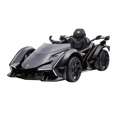 Aosom Kids Ride On Sports Car, 12V Battery Powered Electric Toy, W/ Parent Remote Control, Bluetooth, Horn, Music & LED Headlights Taillights, For 3-6 Years Old, Black 3 Aosom Kids Ride On Sports Car, 12V Battery Powered Electric Toy, W/ Parent Remote Control, Bluetooth, Horn, Music & LED Headlights Taillights, For 3-6 Years Old, Black - Image 3