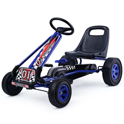 Costway 4 Wheels Kids Ride On Pedal Powered Bike Go Kart Racer Car Outdoor Play Toy 12 Costway 4 Wheels Kids Ride On Pedal Powered Bike Go Kart Racer Car Outdoor Play Toy - Image 12