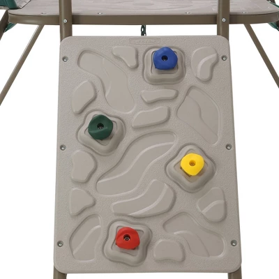 Lifetime Playset Climb And Slide Swing Set - Earthtone 2 Lifetime Playset Climb And Slide Swing Set - Earthtone - Image 2