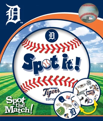 MasterPieces Officially Licensed MLB Detroit Tigers Spot It Game For Kids And Adults 1 MasterPieces Officially Licensed MLB Detroit Tigers Spot It Game For Kids And Adults