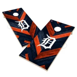 MLB Detroit Tigers 2'x4' Solid Wood Cornhole Board