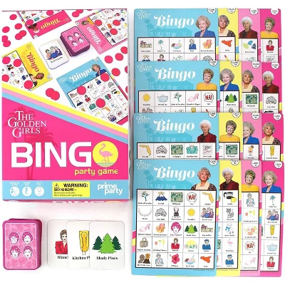 Prime Party The Golden Girls Bingo Party Game | Up To 16 Players 1 Prime Party The Golden Girls Bingo Party Game | Up To 16 Players