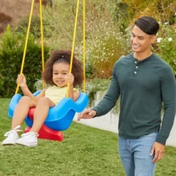 Little Tikes 2-in-1 Snug 'n Secure Swing - Blue -LITTLE TIKES Shop GUEST 652c76b5 fc88 405f ae72 5e880c3d2326