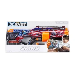 X-Shot SKINS Last Stand Dart Blaster - Defense Force By ZURU