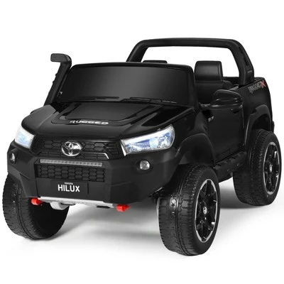 Costway 2x12V Licensed Toyota Hilux Ride On Truck Car 2-Seater 4WD W/ Remote Control 8 Costway 2x12V Licensed Toyota Hilux Ride On Truck Car 2-Seater 4WD W/ Remote Control - Image 8