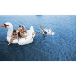 Swim Central 105" Inflatable Giant Swan Mega Island -LITTLE TIKES Shop GUEST 658567b9 1f77 4af8 9fe8 8b43a6f60563