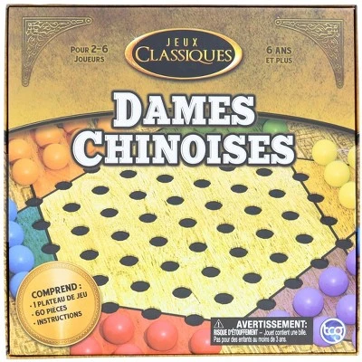 The Canadian Group Classic Games Wood Chinese Checkers Set | Board & 60 Game Pieces 1 The Canadian Group Classic Games Wood Chinese Checkers Set | Board & 60 Game Pieces
